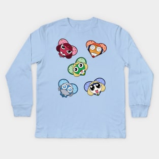 Space frogs in love 2.0. Kids Long Sleeve T-Shirt